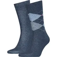 Tommy Hilfiger sokker 2-pakning, jeansblå Blå Mørkeblå Størrelse