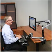 Ergotron WorkFit-LX Sit-Stand Desk Mount System