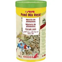 Sera Pond Mix Royal, Damfisk, Tørr fiskemat, Mix, Vitamin A, Vitamin B1, Vitamin B2, Vitamin C, Vitamin D3, Vitamin E, Stor, Medium, Liten (fingerbøl), 32,5%