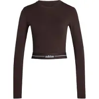 Adidas Hyperglam Cropped Langarmet T-skjorte