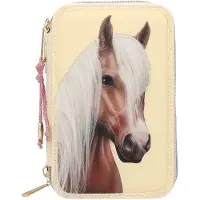 Miss Melody Triple With Horse Head Application Pennal