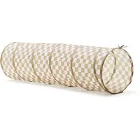Kids Concept Leketunnel - 180 cm - Khaki/Hvit Rutet - - OneSize - Tumledyr