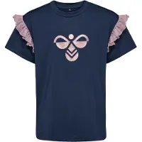 Hummel T-skjorte - hmlJR - Glitter - Black Iris - - 5-6 år (110-116) - T-skjorte