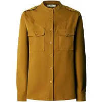 Pepe Jeans for woman. PL3051426 Angy orange shirt (XS), Casual, Cotton, Long sleeve