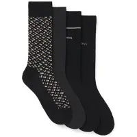 BOSS Gift Monogram 10263510 Sokker 4 Par