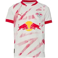 Puma RB Leipzig 24/25 Home Jersey Youth, Clothing, White/Red, 7-8Y