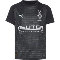 Puma Borussia Mönchengladbach 25/26 Third Jersey Youth, Clothing, Black/Warm White, 11-12Y