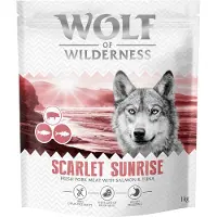 Wolf of Wilderness "Scarlet Sunrise" Laks & Tunfisk - kornfri - Sparepakke: 4 x 1 kg Ny oppskrift