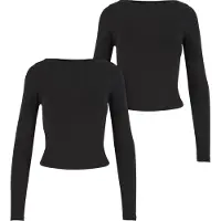 Urban Classics Ruffled Super Slim Langarmet T-skjorte 2 Enheter