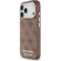 GUESS iPhone 17 Pro 4G Strap Limited Edition-deksel - MagSafe-kompatibel - Brun