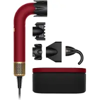 Dyson Supersonic r hårføner - Straight+Wavy (Red Velvet/Gold)