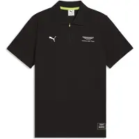 INNE x ASTON MARTIN ARAMCO F1 TEAM Jacquard Polo Men, Clothing, Black, L