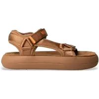 Moon Boot for woman. 80D2420010 Sandals MB Super brown (36), Flat, Velcro, Casual