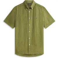 Tommy Hilfiger Mw0mw41531 Linen Kortarmet Skjorte
