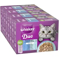 Whiskas Jumbopakke DUO porsjonsposer 96 x 85 g - Ocean Delights i gelè