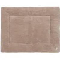 Jollein Leketeppe - 75x95 cm - Cloudy Rib - Melkeaktig kaffe - - OneSize - Lekematte