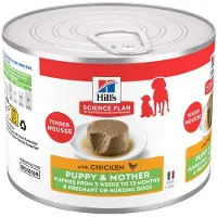 Hill's Pet Nutrition Puppy & Mother Tender Mousse - Kylling (24 x 200 g)