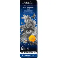 Staedtler Pencil Lumograph black x6 100% PEFC