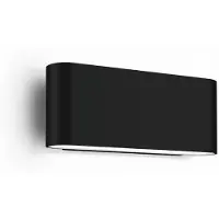 Wever & Ducre utendørs LED-vegglampe Kiosk 1.0, svart, 2 700 K
