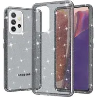 Mtp Products Stylish Glitter Series Samsung Galaxy A53 5G Hybrid-deksel - Grå