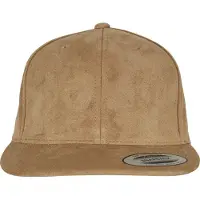 Flexfit Suede Leather Snapback Cap
