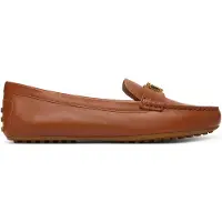 Lauren-ftw for woman. 802P09040002 Barnsbury Brown Leather Loafers (38), Flat, None, Casual, Classic