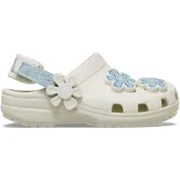 Crocs Classic Denim Flower Adjustable Backstrap Tresko