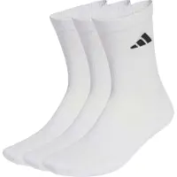 Adidas Sokker - 3-pack - Ess Crew - White/White/Bla - - 37/39 - Sokker