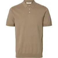 Selected Strikket Poloskjorte