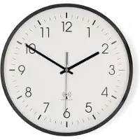 Nedis Clwa6226bk Veggklokke 30 Cm