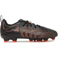Puma Fotballsko - Fremtid 9 Play FG/AG Jr - Black/Gløder - - 35,5 - Fotballsko
