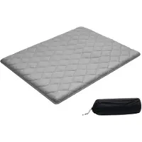 Vevor japansk tatamimatte, sammenleggbar japansk tatamimadrass i queen size, futonmadrass med oppbevaringspose og feste, 9-lags gulvmatte for soving, sovesal, meditasjon, yoga, 2032 x 1524 x 89 mm, gr
