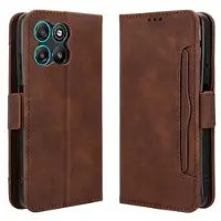 Mtp Products Motorola Moto G67 Power/G57 Power/G57 Kortholder Lommebokveske - brun