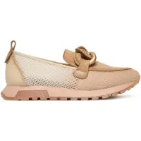 Hispanitas for woman. SHV264834 Oregon shoes brown (38), Leather, Beige, Flat, 1 to 3 cm, None, Casual