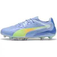 Puma KING 20 ULTIMATE LIGHT UP FG/AG Football Boots Women, Shoes, Fizzy Light/Icy Blue/Intense Lavender, 38.5