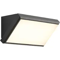 QAZQA Moderne utendørs vegglampe mørkegrå inkl. LED IP65 med bevegelsessensor - Marek