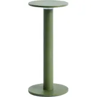 HAY LED-batteridrevet bordlampe HOST PORTABLE, olivengrønn, 22 cm, IP44