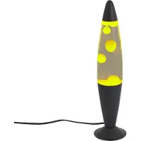 QAZQA Lavalampe klar med gul voks inkl. LED - Molten Lava