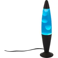 QAZQA Lavalampe blå med hvit voks inkl. LED - Molten Lava