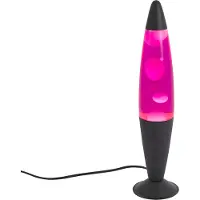 QAZQA Lavalampe rosa med hvit voks inkl. LED - Molten Lava