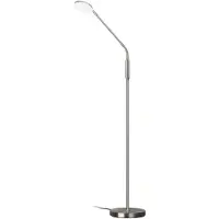 FISCHER&HONSEL GMBH LED-gulvlampe Sorento nikkel, høyde 138 cm, CCT, berøringsdimmer
