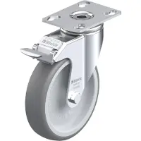 Blickle 437947 LKPA-TPA 126G-FI styrehjul med bremse, hjul Ø125 mm, maks. 120 kg