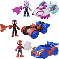 Spidey and his Amazing Friends Spidey & Friends Vehicle & Figure 7.6 cm - Spidey