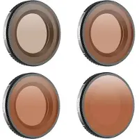 Sunnylife Sett med 4 ND8/PL + ND16/PL + ND32/PL + ND64/PL filtre for Osmo Nano