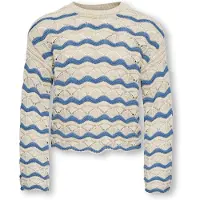 ONLY Genser - Strikk - KogDonna - Birch/Riveira - - 7-8 år (122-128) - Genser