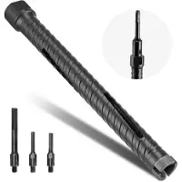 Vevor kjernebor, 25 mm diameter, 241 mm boredybde, M16 innvendig gjenge, diamanttørrkjernebor med 3 adaptere, pilotbor og unbrakonøkkel, for armert betong, røde murstein og murverk