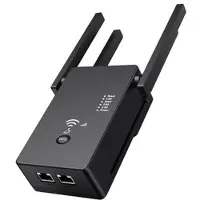 Mtp Products U6 Dual-Band WiFi-forsterker / ruter 1200 Mbps med 4 antenner - svart