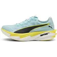Puma Deviate NITRO Elite 4 Running Shoes Women, Fitness, Fresh Water/Lemon Crush/Black, 37