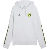 Puma Borussia Dortmund KING Hoodie Men, Football, Silver Mist/Yellow Alert, S