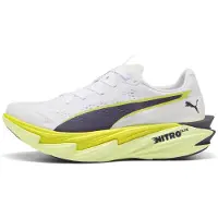 Puma Deviate NITRO Elite 4 Running Shoes Women, Fitness, White/Apple Spritz/Lux Lime, 42